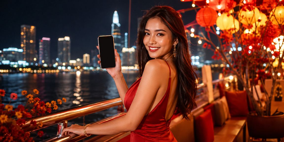 Người chơi xổ số tại lễ hội Thành phố Hồ Chí Minh thực hiện giao dịch qua điện thoại